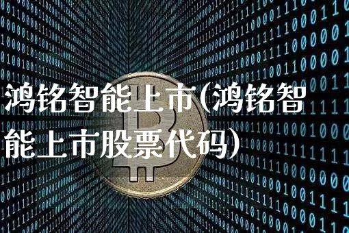 鸿铭智能上市(鸿铭智能上市股票代码)_https://www.cangshenghg.com_A股_第1张