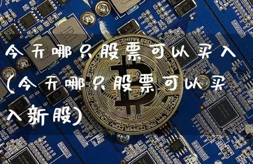 今天哪只股票可以买入(今天哪只股票可以买入新股)_https://www.cangshenghg.com_创业板_第1张