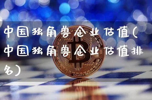 中国独角兽企业估值(中国独角兽企业估值排名)_https://www.cangshenghg.com_创业板_第1张