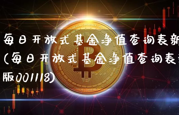 每日开放式基金净值查询表新版(每日开放式基金净值查询表新版001118)_https://www.cangshenghg.com_北交所_第1张