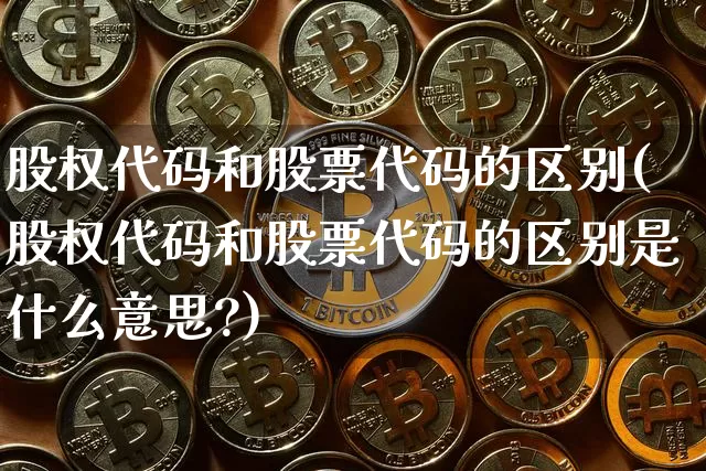 股权代码和股票代码的区别(股权代码和股票代码的区别是什么意思?)_https://www.cangshenghg.com_科创板_第1张