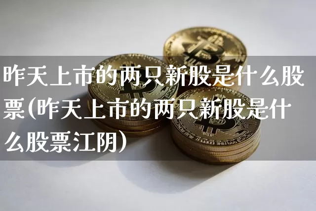 昨天上市的两只新股是什么股票(昨天上市的两只新股是什么股票江阴)_https://www.cangshenghg.com_财经新闻_第1张
