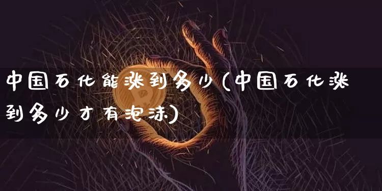 中国石化能涨到多少(中国石化涨到多少才有泡沫)_https://www.cangshenghg.com_财经新闻_第1张