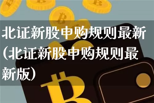 北证新股申购规则最新(北证新股申购规则最新版)_https://www.cangshenghg.com_北交所_第1张