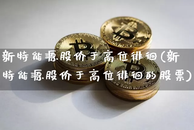 新特能源股价于高位徘徊(新特能源股价于高位徘徊的股票)_https://www.cangshenghg.com_A股_第1张