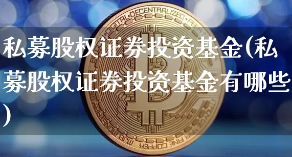 私募股权证券投资基金(私募股权证券投资基金有哪些)_https://www.cangshenghg.com_科创板_第1张