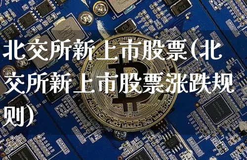北交所新上市股票(北交所新上市股票涨跌规则)_https://www.cangshenghg.com_创业板_第1张