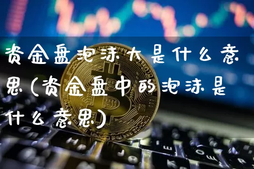 资金盘泡沫大是什么意思(资金盘中的泡沫是什么意思)_https://www.cangshenghg.com_北交所_第1张