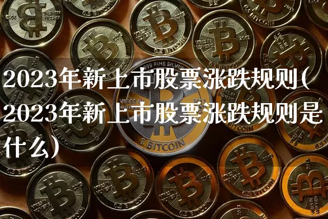 2023年新上市股票涨跌规则(2023年新上市股票涨跌规则是什么)_https://www.cangshenghg.com_创业板_第1张