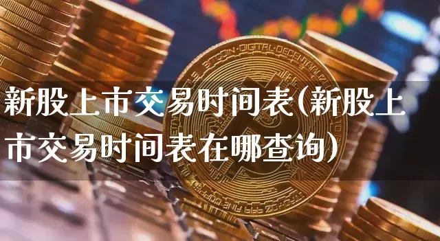 新股上市交易时间表(新股上市交易时间表在哪查询)_https://www.cangshenghg.com_北交所_第1张