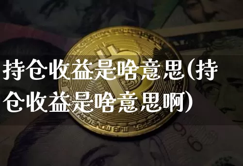 持仓收益是啥意思(持仓收益是啥意思啊)_https://www.cangshenghg.com_科创板_第1张