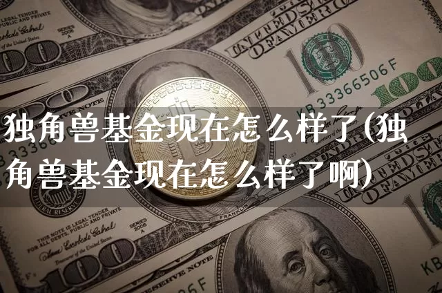 独角兽基金现在怎么样了(独角兽基金现在怎么样了啊)_https://www.cangshenghg.com_创业板_第1张
