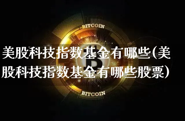 美股科技指数基金有哪些(美股科技指数基金有哪些股票)_https://www.cangshenghg.com_创业板_第1张