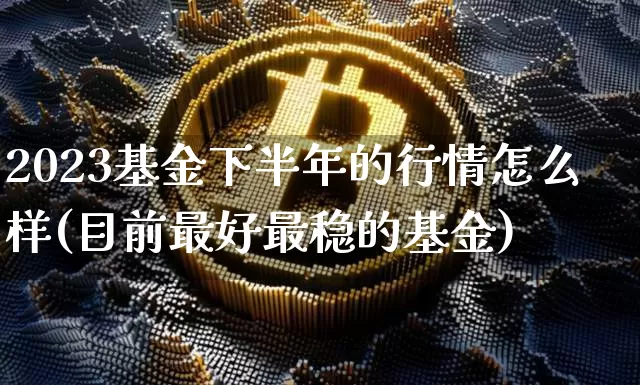 2023基金下半年的行情怎么样(目前最好最稳的基金)_https://www.cangshenghg.com_创业板_第1张