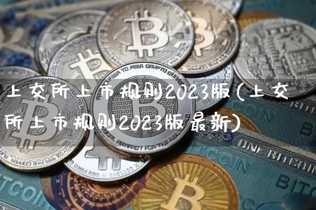 上交所上市规则2023版(上交所上市规则2023版最新)_https://www.cangshenghg.com_A股_第1张