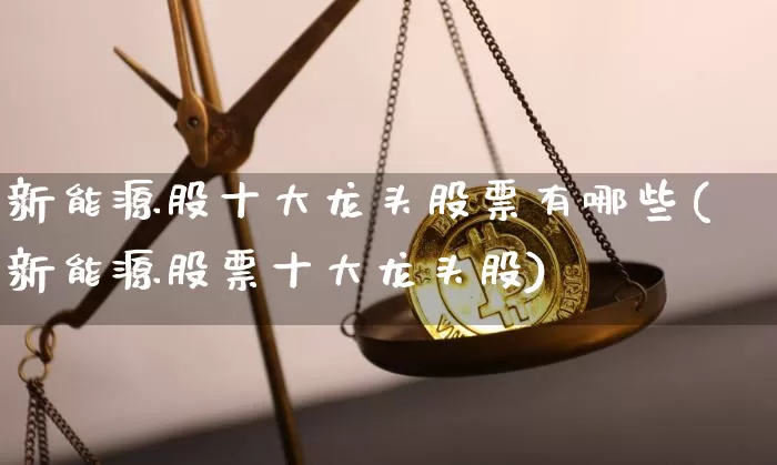 新能源股十大龙头股票有哪些(新能源股票十大龙头股)_https://www.cangshenghg.com_科创板_第1张