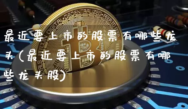 最近要上市的股票有哪些龙头(最近要上市的股票有哪些龙头股)_https://www.cangshenghg.com_科创板_第1张