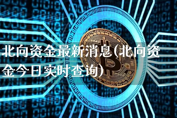北向资金最新消息(北向资金今日实时查询)_https://www.cangshenghg.com_科创板_第1张