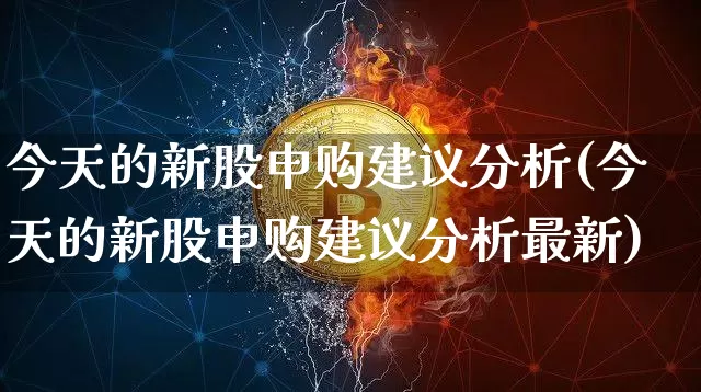 今天的新股申购建议分析(今天的新股申购建议分析最新)_https://www.cangshenghg.com_北交所_第1张