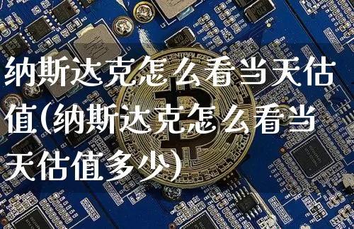 纳斯达克怎么看当天估值(纳斯达克怎么看当天估值多少)_https://www.cangshenghg.com_北交所_第1张