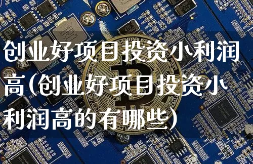 创业好项目投资小利润高(创业好项目投资小利润高的有哪些)_https://www.cangshenghg.com_科创板_第1张