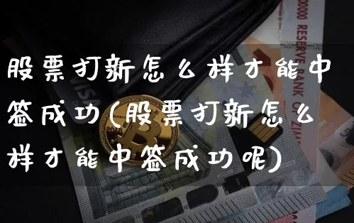 股票打新怎么样才能中签成功(股票打新怎么样才能中签成功呢)_https://www.cangshenghg.com_创业板_第1张