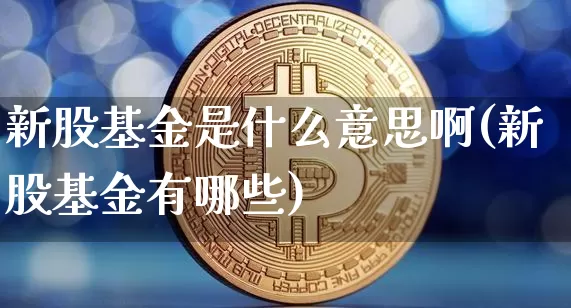 新股基金是什么意思啊(新股基金有哪些)_https://www.cangshenghg.com_财经新闻_第1张