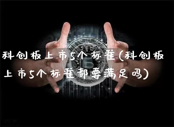 科创板上市5个标准(科创板上市5个标准都要满足吗)_https://www.cangshenghg.com_科创板_第1张