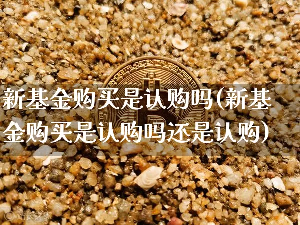 新基金购买是认购吗(新基金购买是认购吗还是认购)_https://www.cangshenghg.com_北交所_第1张