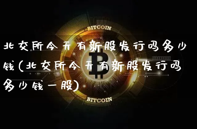 北交所今天有新股发行吗多少钱(北交所今天有新股发行吗多少钱一股)_https://www.cangshenghg.com_北交所_第1张