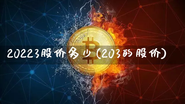 20223股价多少(203的股价)_https://www.cangshenghg.com_A股_第1张