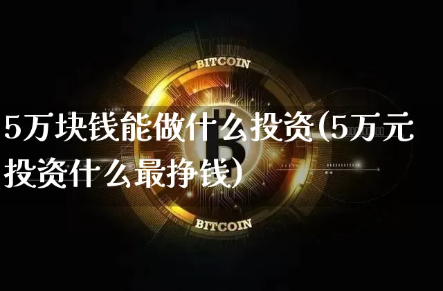 5万块钱能做什么投资(5万元投资什么最挣钱)_https://www.cangshenghg.com_北交所_第1张
