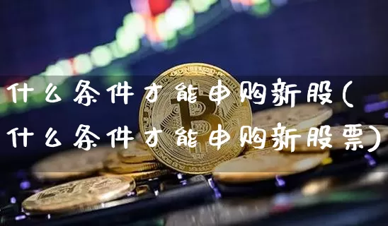 什么条件才能申购新股(什么条件才能申购新股票)_https://www.cangshenghg.com_财经新闻_第1张