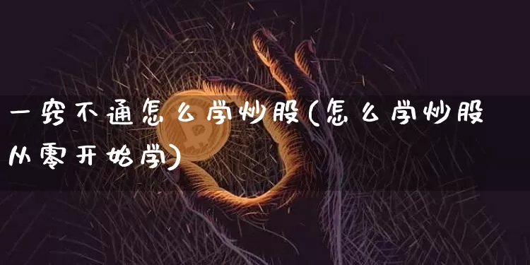 一窍不通怎么学炒股(怎么学炒股从零开始学)_https://www.cangshenghg.com_创业板_第1张