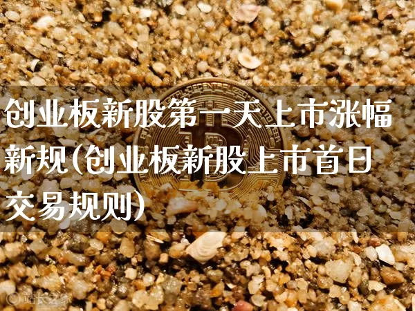 创业板新股第一天上市涨幅新规(创业板新股上市首日交易规则)_https://www.cangshenghg.com_财经新闻_第1张