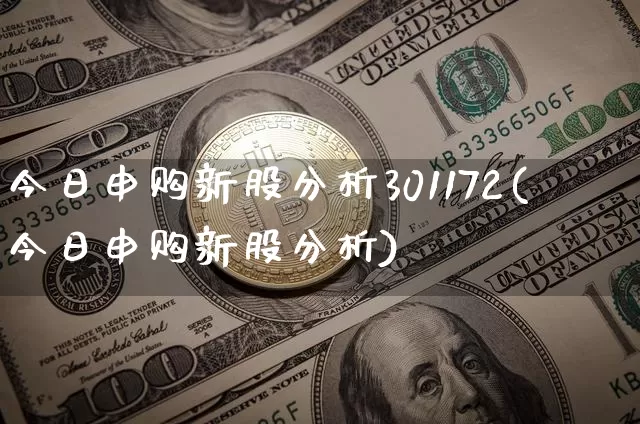 今日申购新股分析301172(今日申购新股分析)_https://www.cangshenghg.com_财经新闻_第1张