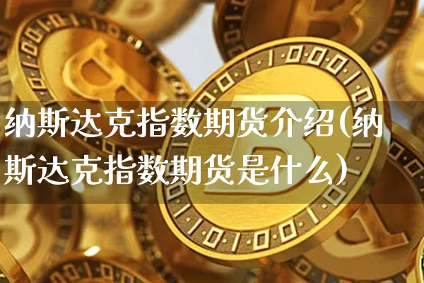 纳斯达克指数期货介绍(纳斯达克指数期货是什么)_https://www.cangshenghg.com_财经新闻_第1张