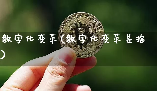 数字化变革(数字化变革是指)_https://www.cangshenghg.com_创业板_第1张