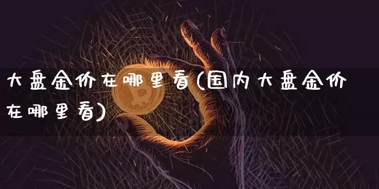 大盘金价在哪里看(国内大盘金价在哪里看)_https://www.cangshenghg.com_A股_第1张
