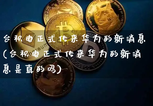 台积电正式传来华为的新消息(台积电正式传来华为的新消息是真的吗)_https://www.cangshenghg.com_北交所_第1张