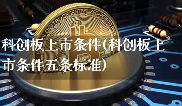 科创板上市条件(科创板上市条件五条标准)_https://www.cangshenghg.com_创业板_第1张