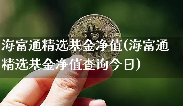 海富通精选基金净值(海富通精选基金净值查询今日)_https://www.cangshenghg.com_财经新闻_第1张