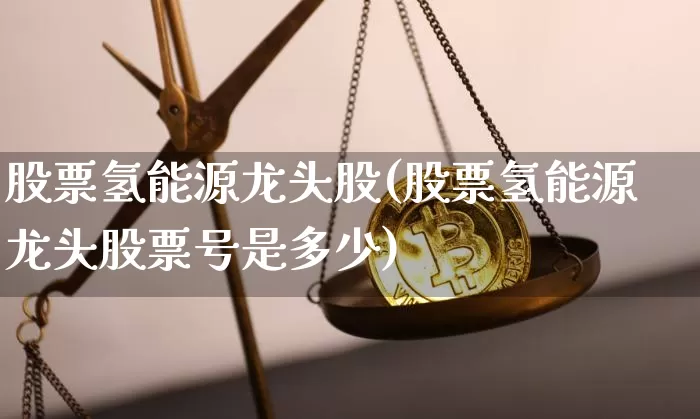 股票氢能源龙头股(股票氢能源龙头股票号是多少)_https://www.cangshenghg.com_财经新闻_第1张