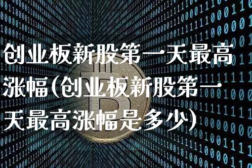 创业板新股第一天最高涨幅(创业板新股第一天最高涨幅是多少)_https://www.cangshenghg.com_创业板_第1张