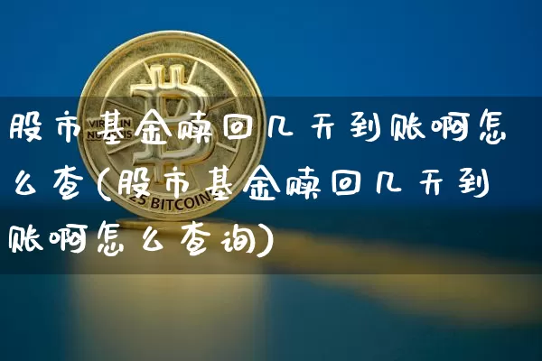 股市基金赎回几天到账啊怎么查(股市基金赎回几天到账啊怎么查询)_https://www.cangshenghg.com_科创板_第1张