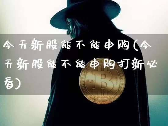 今天新股能不能申购(今天新股能不能申购打新必看)_https://www.cangshenghg.com_北交所_第1张
