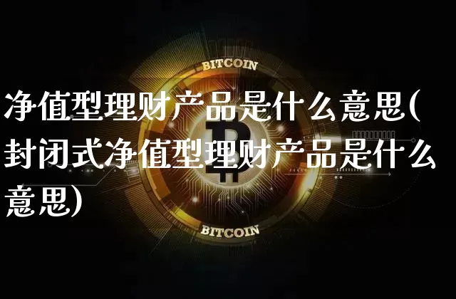 净值型理财产品是什么意思(封闭式净值型理财产品是什么意思)_https://www.cangshenghg.com_北交所_第1张