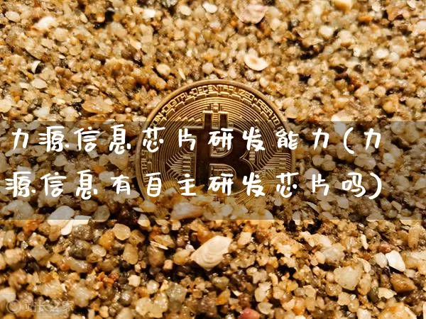 力源信息芯片研发能力(力源信息有自主研发芯片吗)_https://www.cangshenghg.com_A股_第1张