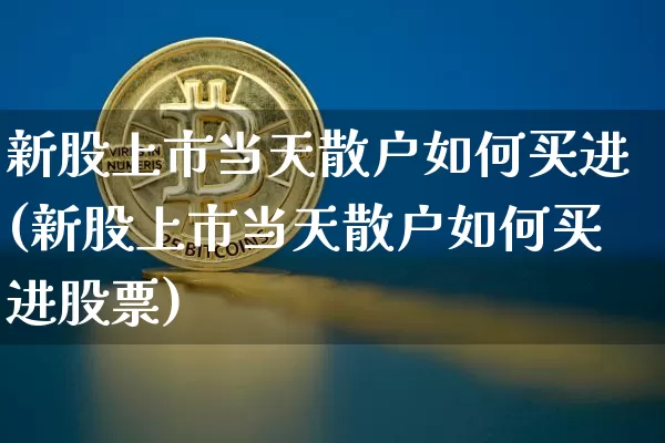 新股上市当天散户如何买进(新股上市当天散户如何买进股票)_https://www.cangshenghg.com_创业板_第1张