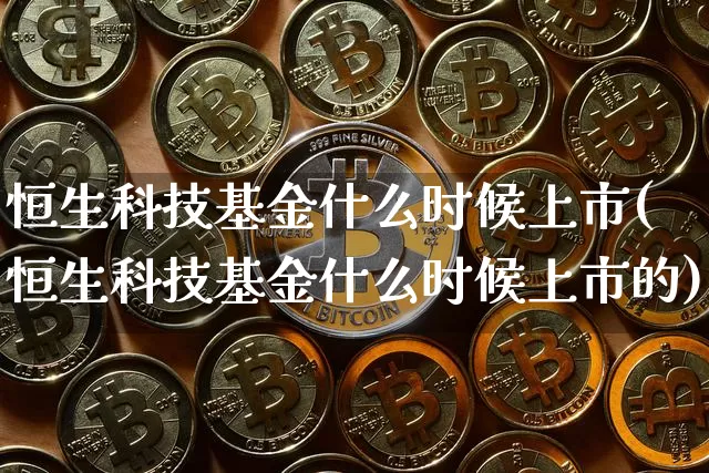 恒生科技基金什么时候上市(恒生科技基金什么时候上市的)_https://www.cangshenghg.com_北交所_第1张